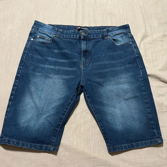 Vintage Phat Farm Shorts Men Size 40 Baggy 90’s Denim Y2K relaxed streetwear - Picture 2 of 7